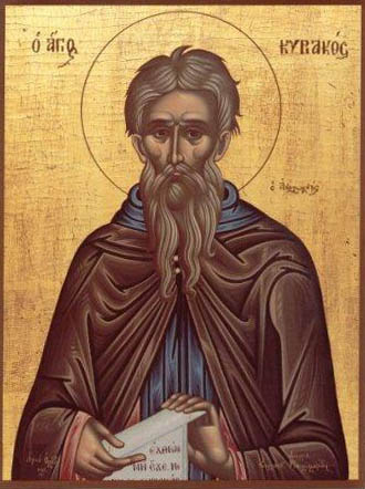 Свети преподобни Кириак Отшелник - Михољдан